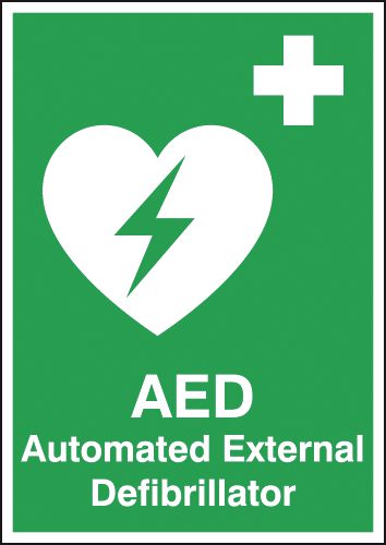 AED Automated External Defibrillator Signs