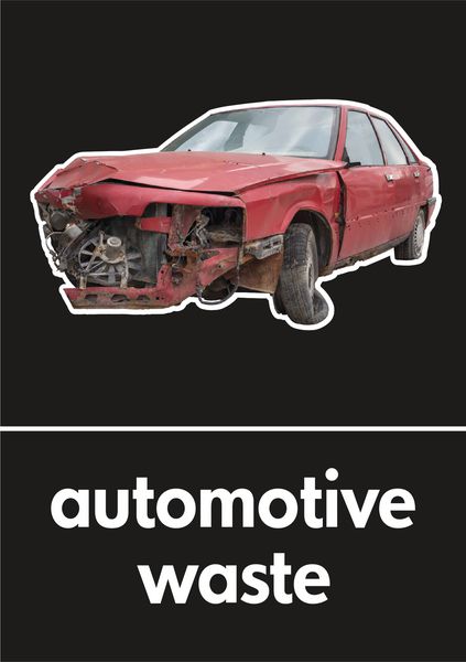 Automotive Waste – WRAP Photographic Recycling Signs