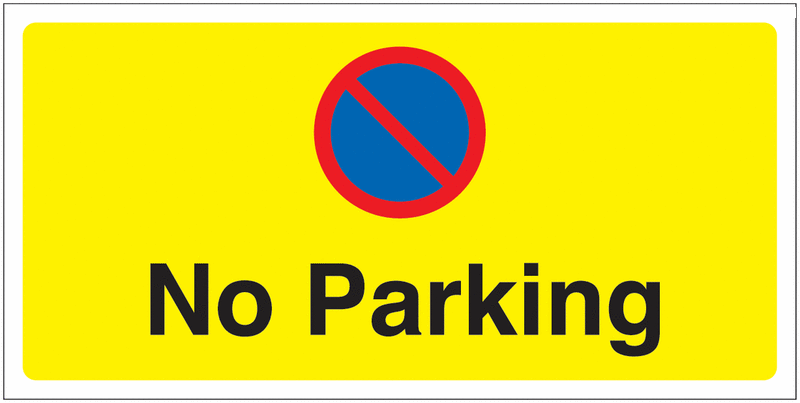Banner Signs – No Parking