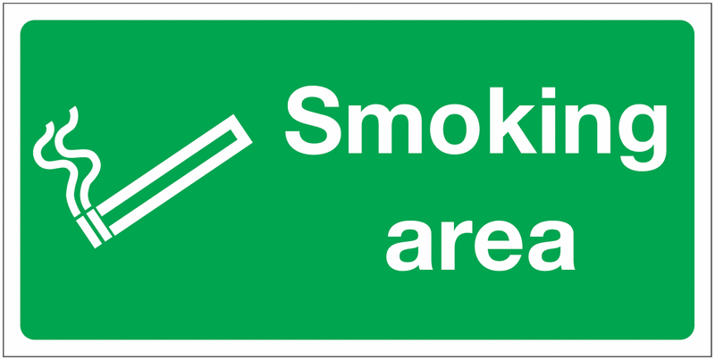 Banner Signs – Smoking Area