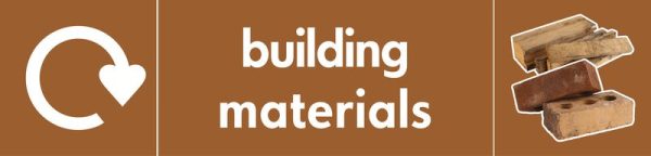 Building Materials - WRAP Photographic Recycling Signs