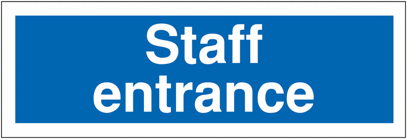 Car Park Navigation Signs – Staff Entrance