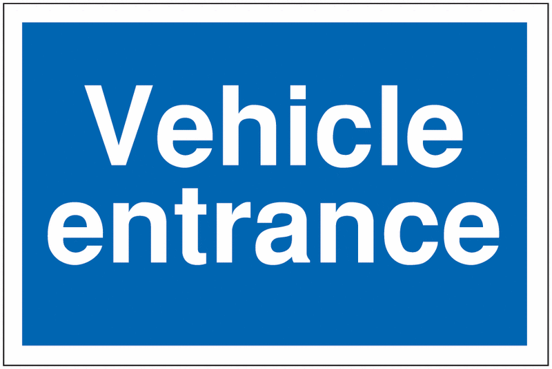 Car Park Navigation Signs – Vehicle Entrance