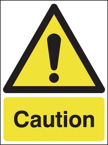 Construction Site Hazard Warning Signs