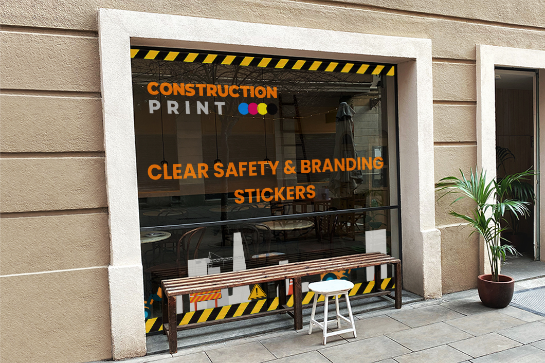 Clear Safety & Branding Stickers