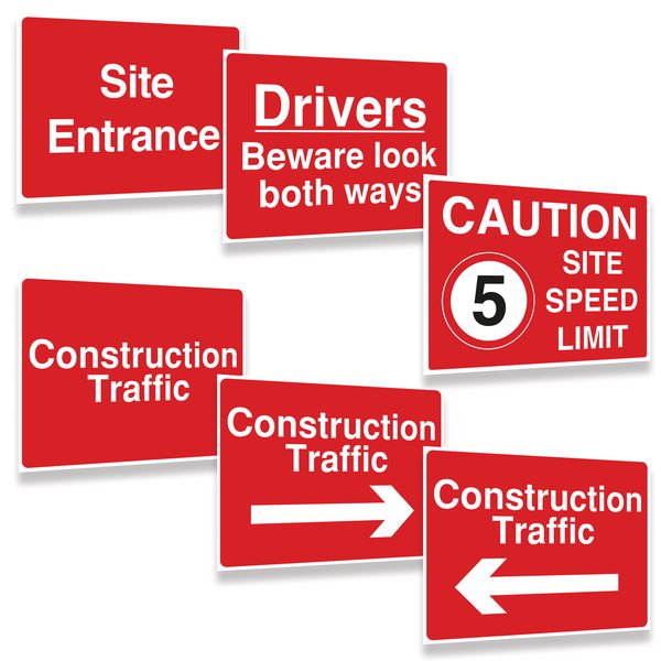 Construction Vehicle & Site Navigation Signs