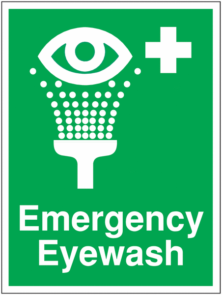 Construction Signs – Emergency Eye Wash