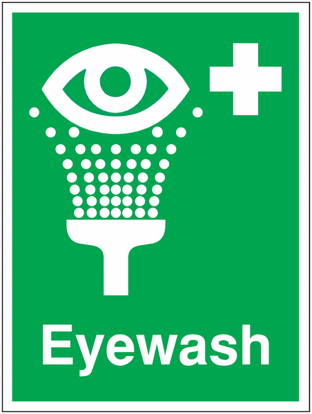 Construction Signs – Eye Wash