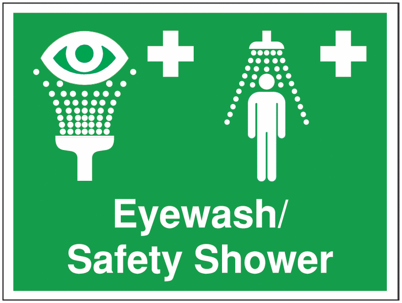 Construction Signs – Eye Wash/Safety Shower
