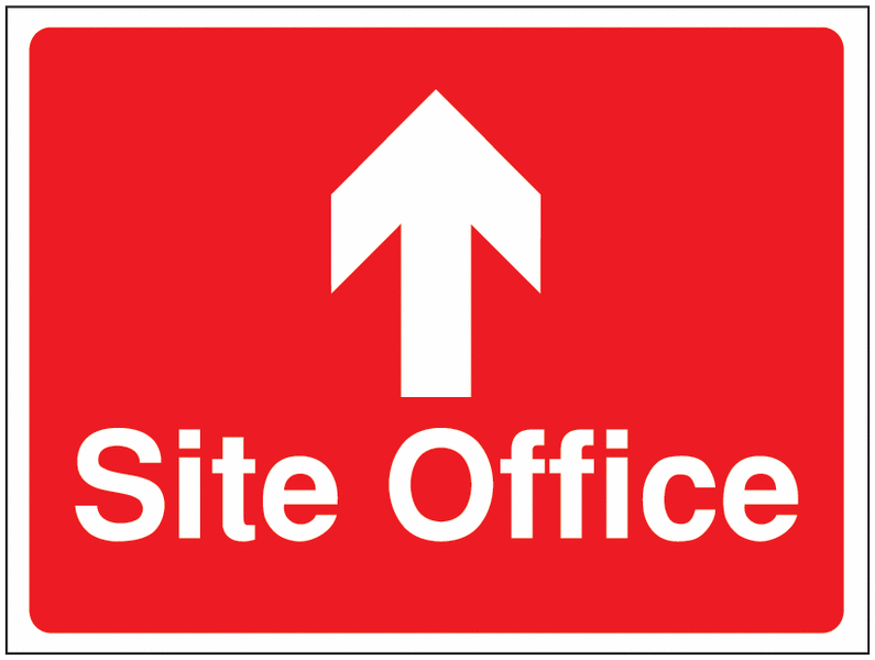 Construction Signs – Site Office Arrow Up