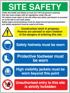 Construction Work/Unauthorised Entry… Site Signs