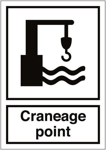 Craneage Point Sign