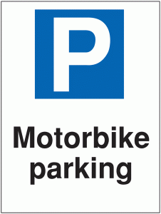 Cycle & Motorbike Parking Signs – Motorbike Parking