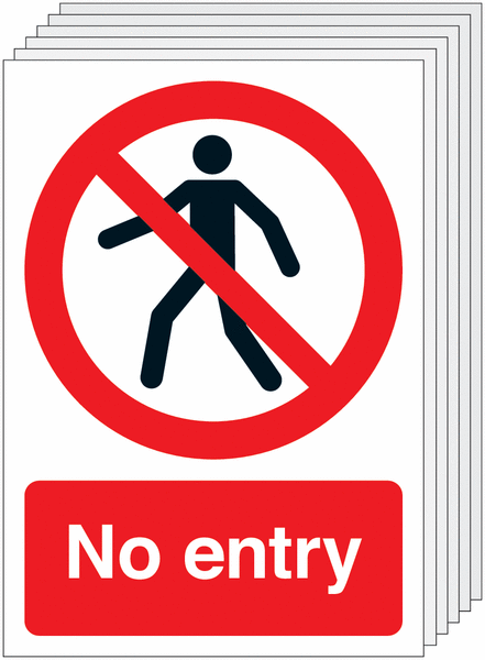 Entry & Exit Signs
