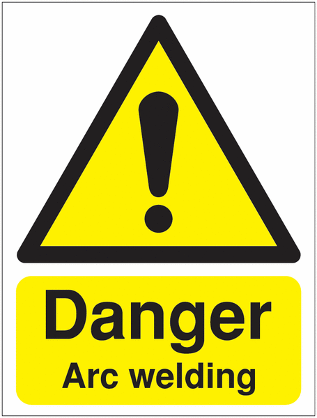 Danger Arc Welding Sign