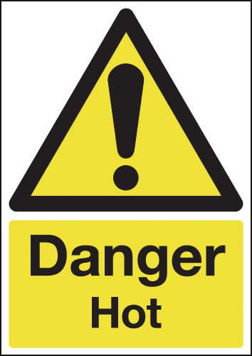 Danger Hot Signs
