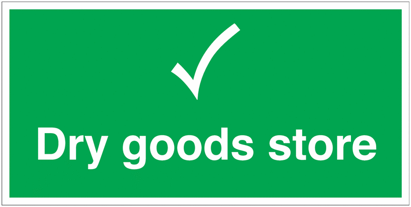 Dry Goods Store Sign