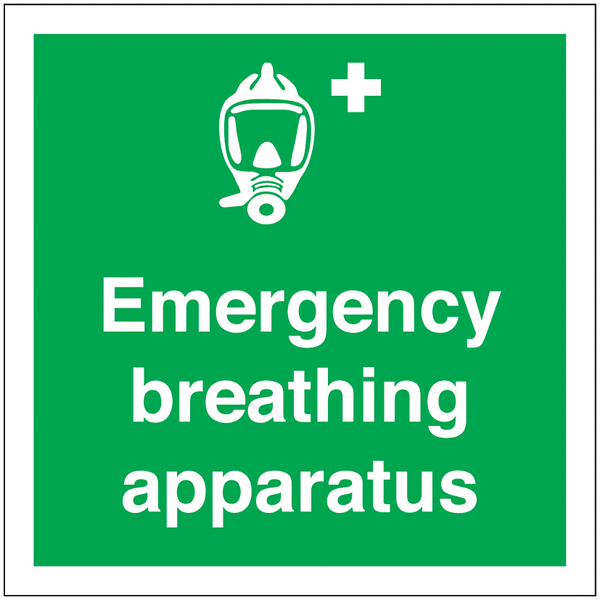 Emergency Breathing Apparatus Sign