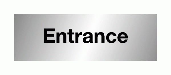 Entrance Aluminium Door Signs