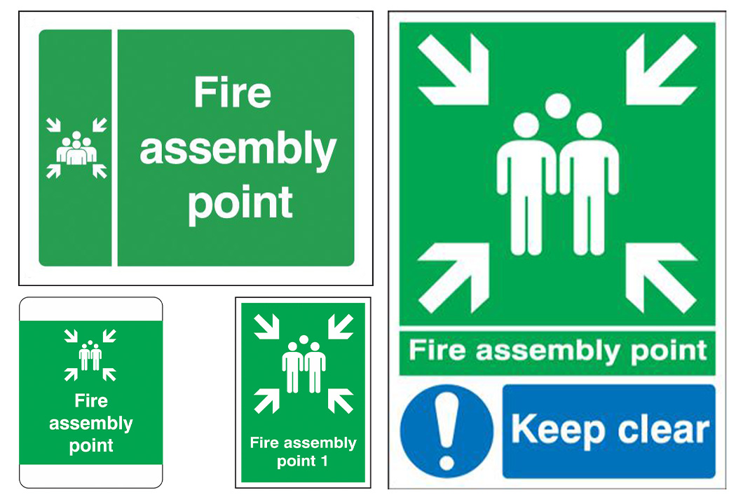 Fire Assembly Point Signs