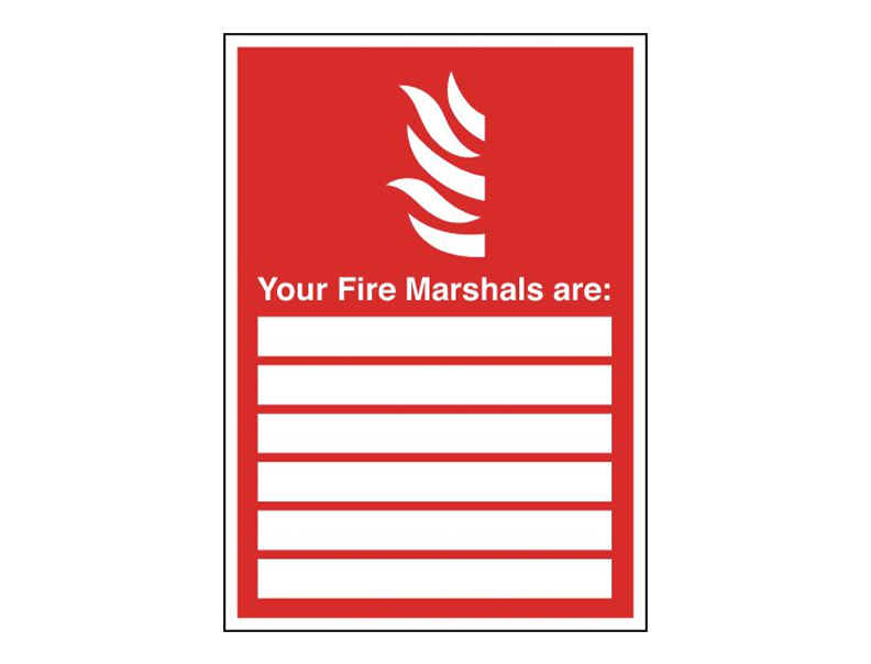 Fire Marshal Signs