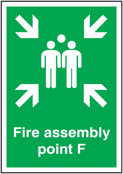 Fire Assembly Point F Signs