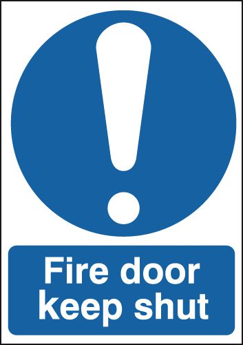 Fire Door Keep Shut Sign – With Symbol
