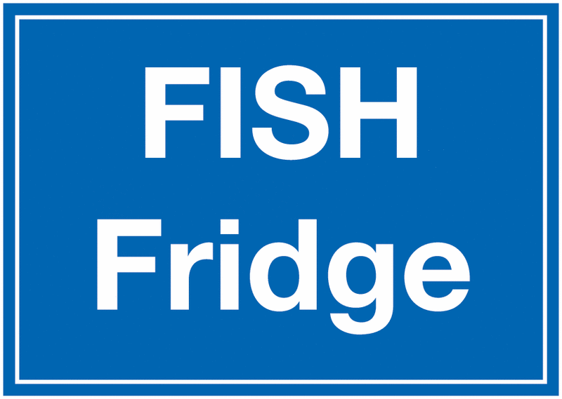 Fish Fridge Sign