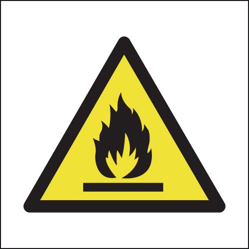Flammable Symbol Signs