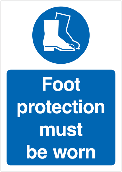 Foot Protection Signs