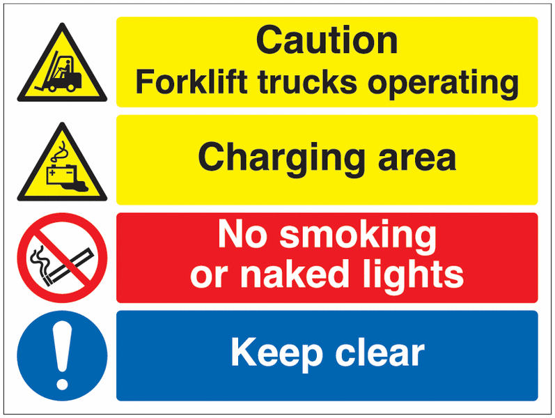 Forklift Warning Signs