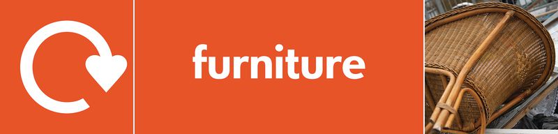 Furniture – WRAP Waste Recycling Pictorial Signs