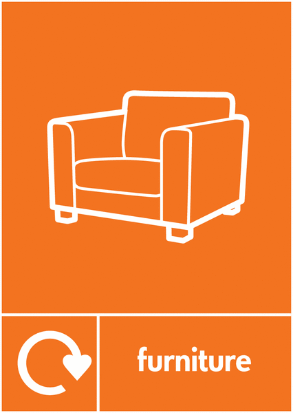 Furniture – WRAP Waste Recycling Signs