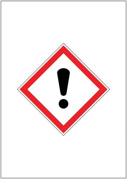 GHS COSHH Symbol Signs – Harmful/Irritant