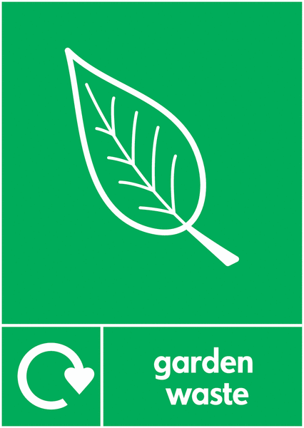 Garden Waste - WRAP Household Organic Waste Signs