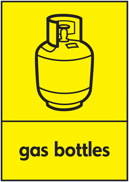 Gas Bottles – WRAP Hazardous Waste Recycling Signs