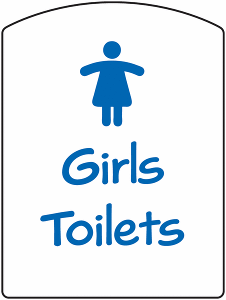 Girls Toilets Sign