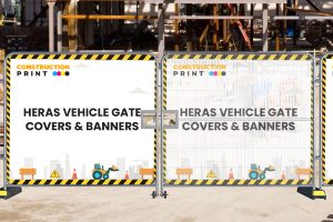 Heras Vehicle Gate Banners