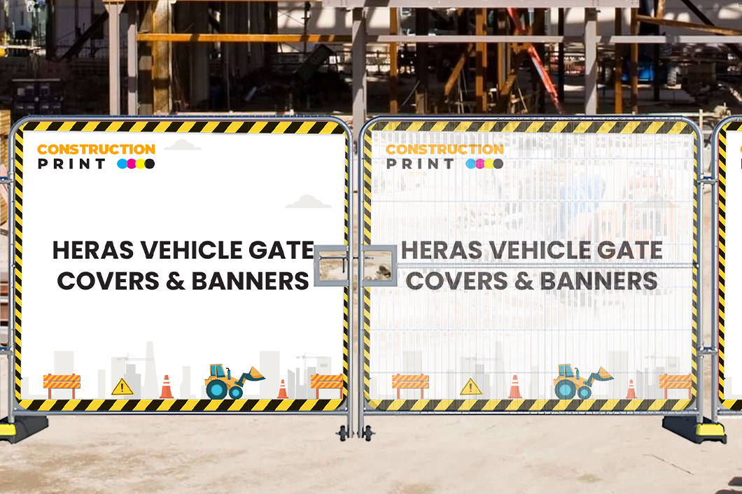 Heras Vehicle Gate Banners