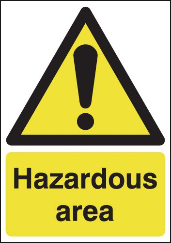 Hazardous Area Signs