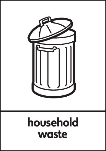 Household Waste – WRAP Recycling Signs