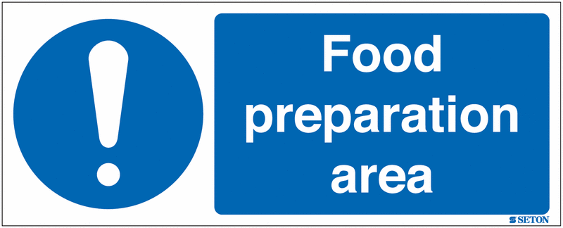 Food Preparation Signs