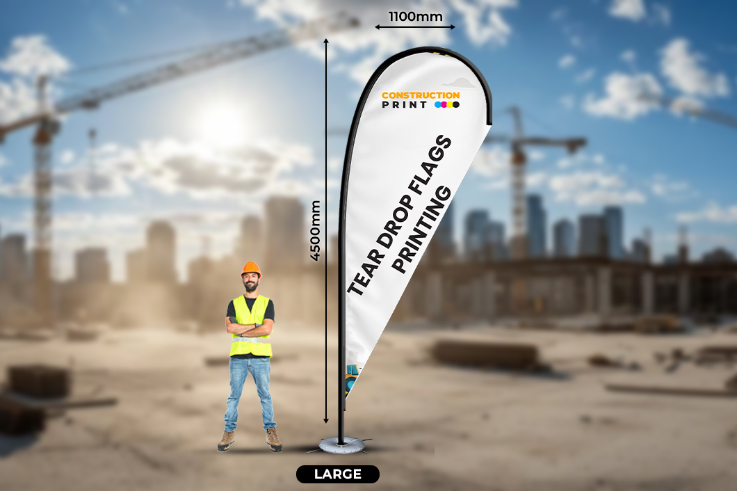 4m Teardrop Flag