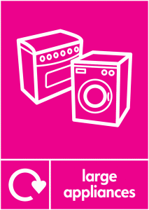 Large Appliances (Washing Machine/Cooker) WRAP Signs