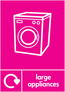 Large Appliances (Washing Machine) WRAP Signs
