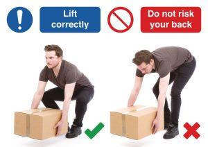 Lift Correctly Do & Don’t Visual Signs