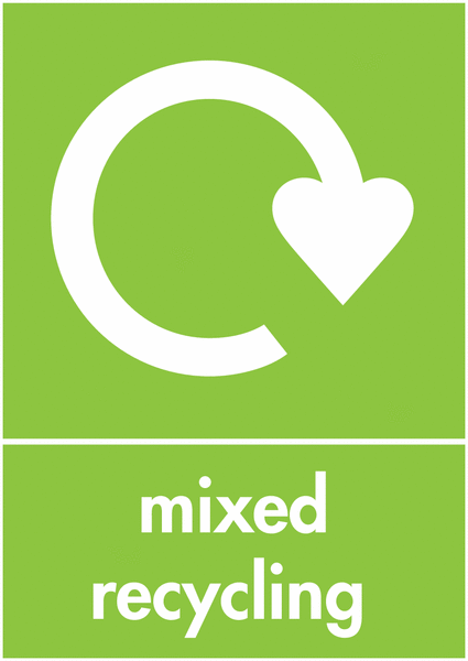 Mixed Recycling Signs