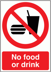 No Food Or Drink Signs