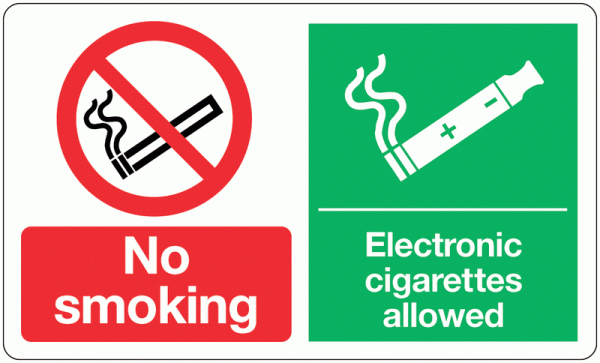 No Smoking/Electronic Cigarettes Allowed Signs
