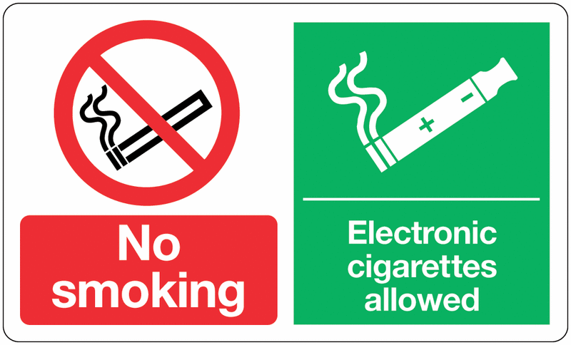 No Smoking/Electronic Cigarettes Allowed Signs